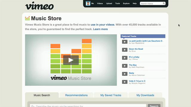 vimeo free music videos