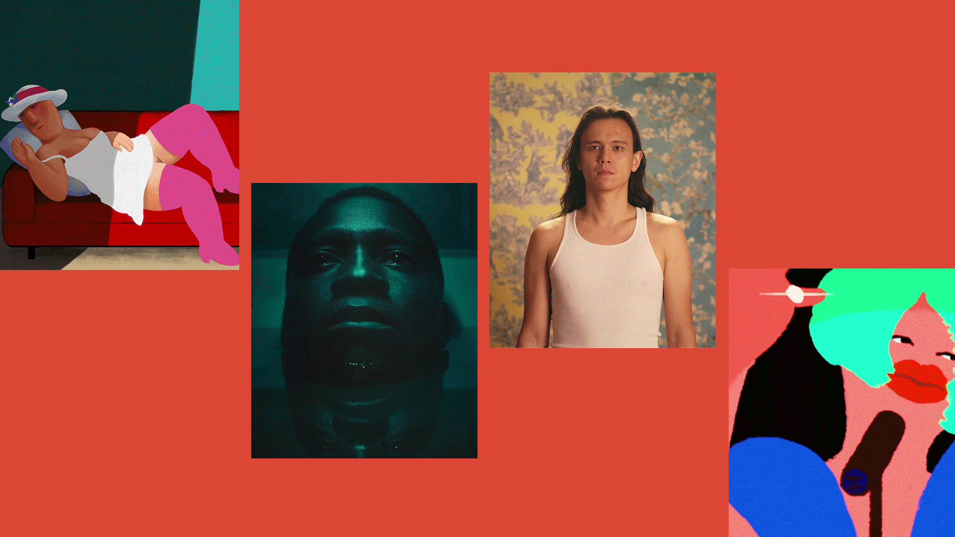 Various still images from Staff Pick videos