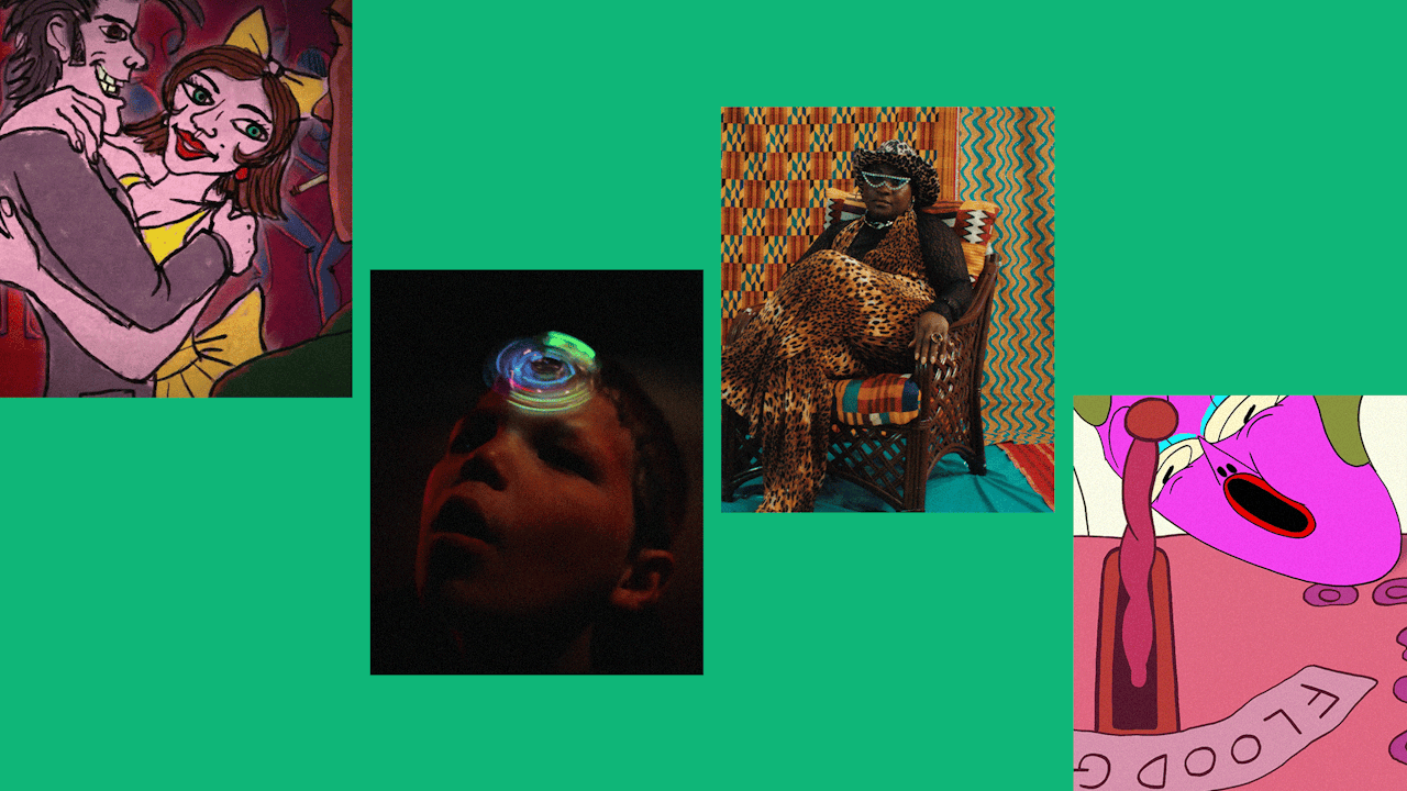 A collage of still images from this months chosen films A collage of still images from this months chosen films