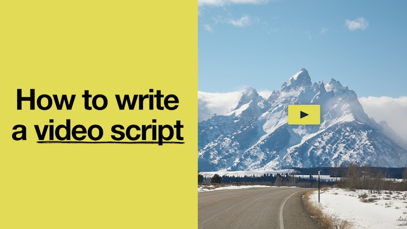 How to write a script for a video in 5 easy steps vimeo