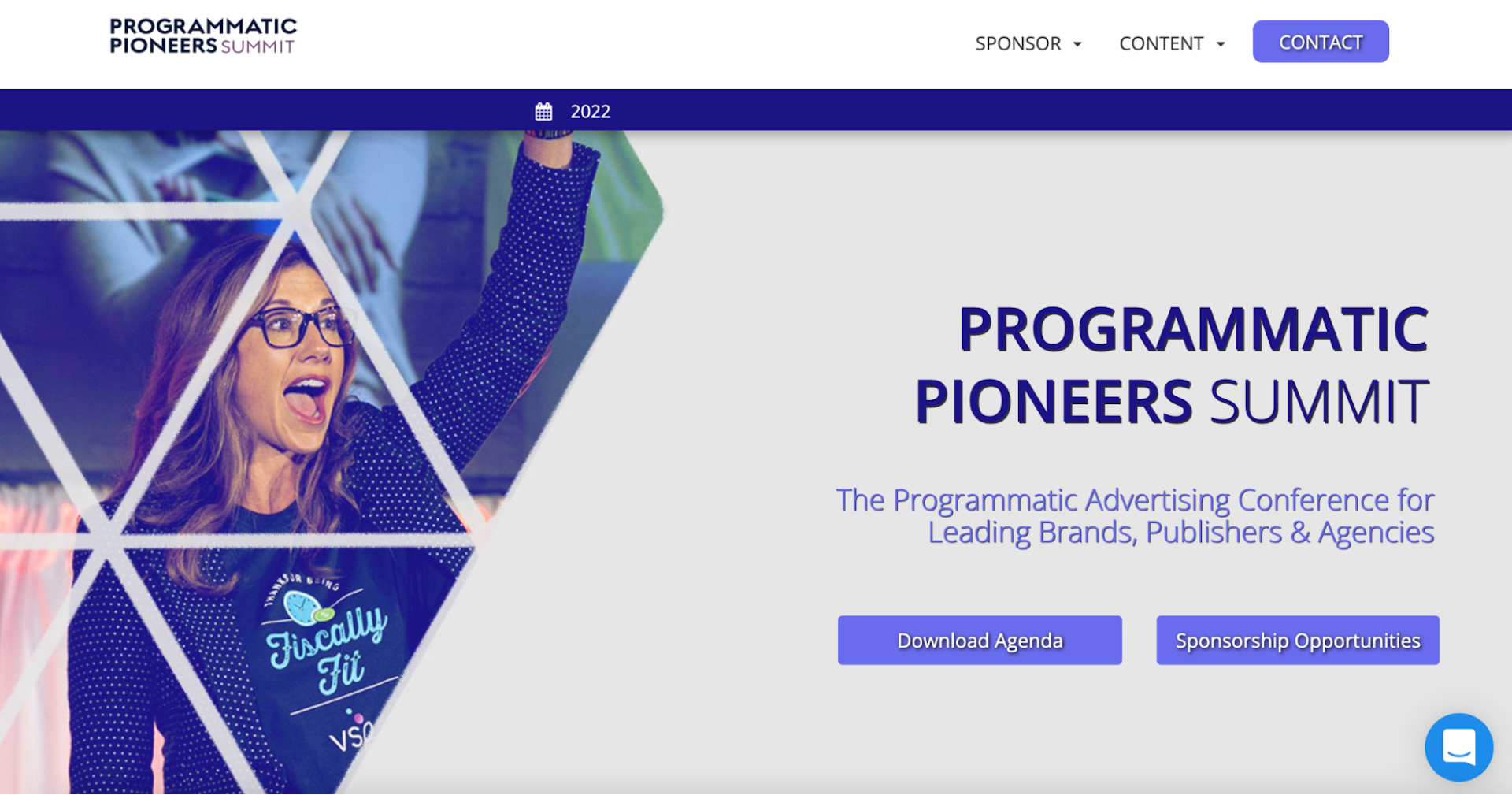 Event page for the Programmatic Pioneers Summit