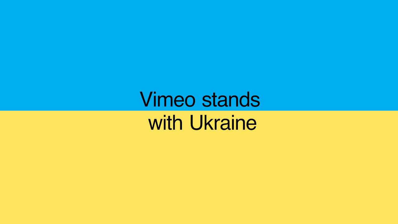 Vimeo stands with Ukraine