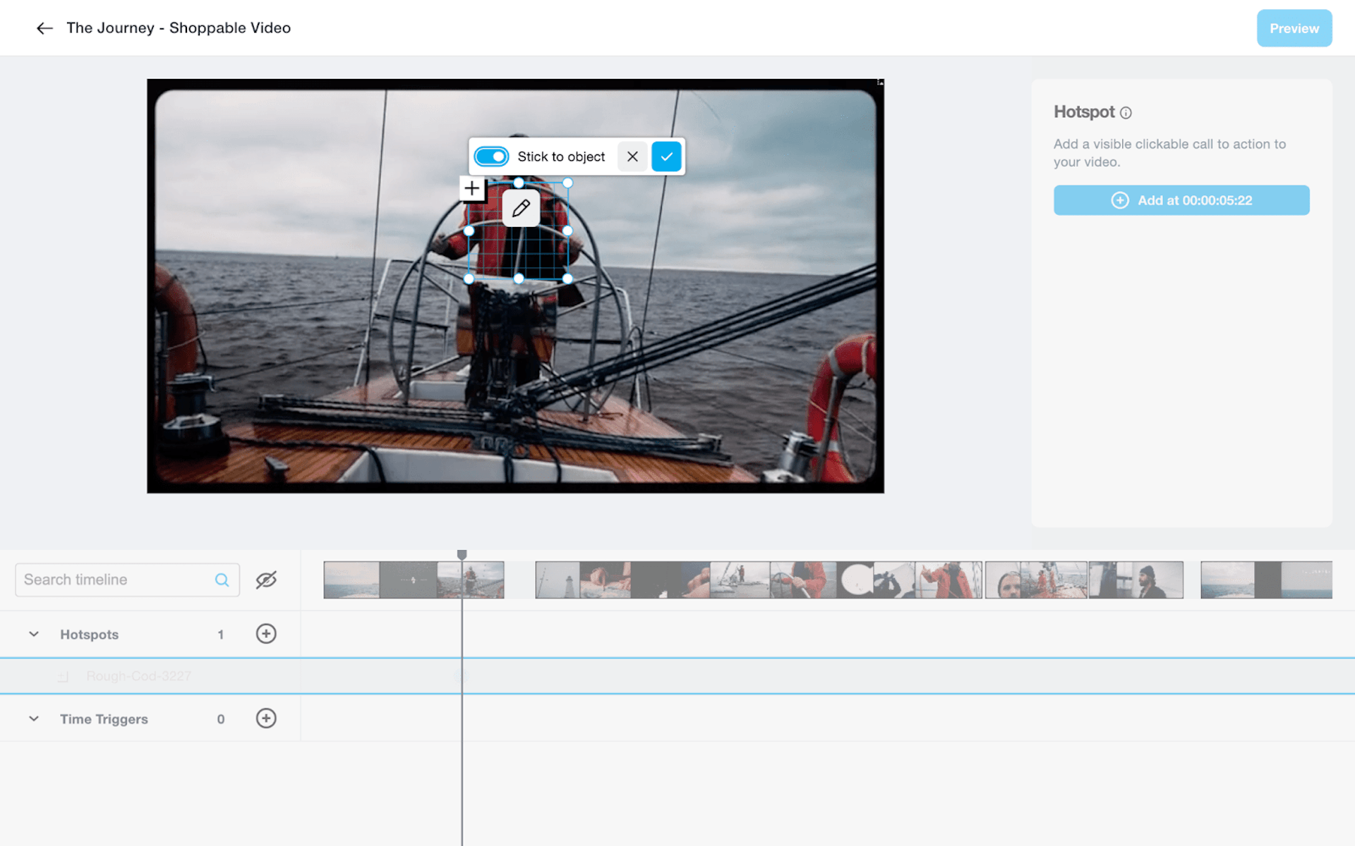 Vimeo Interactive example of how to create video hotspots