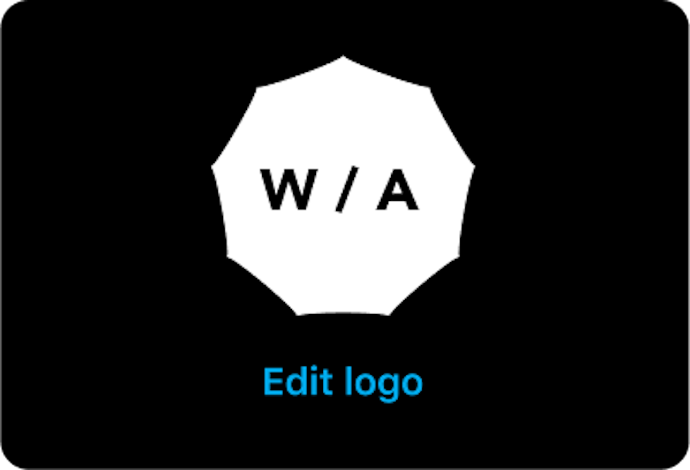 Make your video branded by adding a watermark. Upload your logo or brand kit to get started