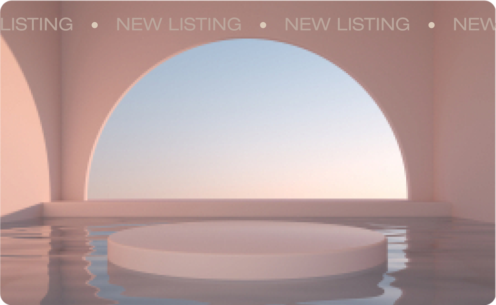 Promotional image contains pale pink and blue colors. Text on image reads