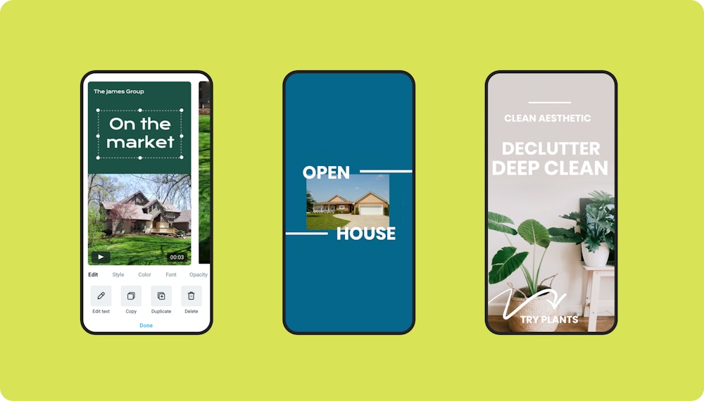real estate video templates