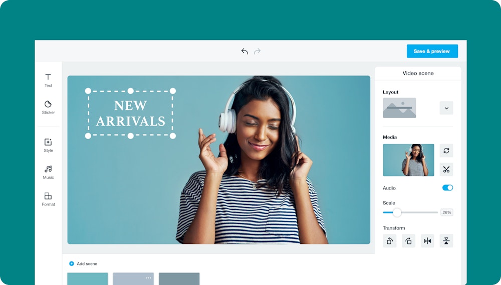 ecommerce video new arrivals